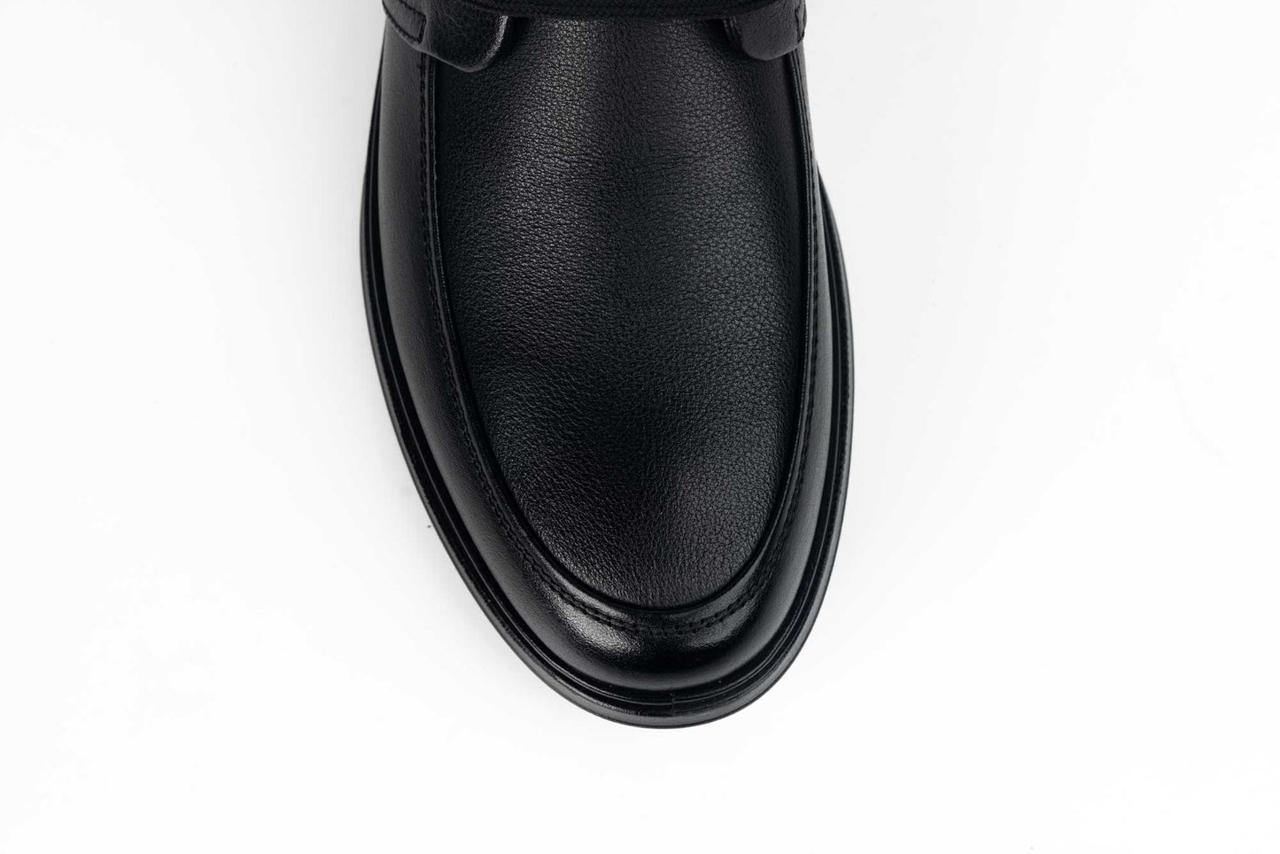 Men's casual shoes made of genuine leather MELS 9051 Black