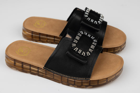 Women's genuine leather slippers FORMAZIONE 49006 N