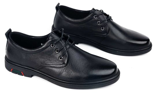 Men's genuine leather shoes MELS 2200 Black