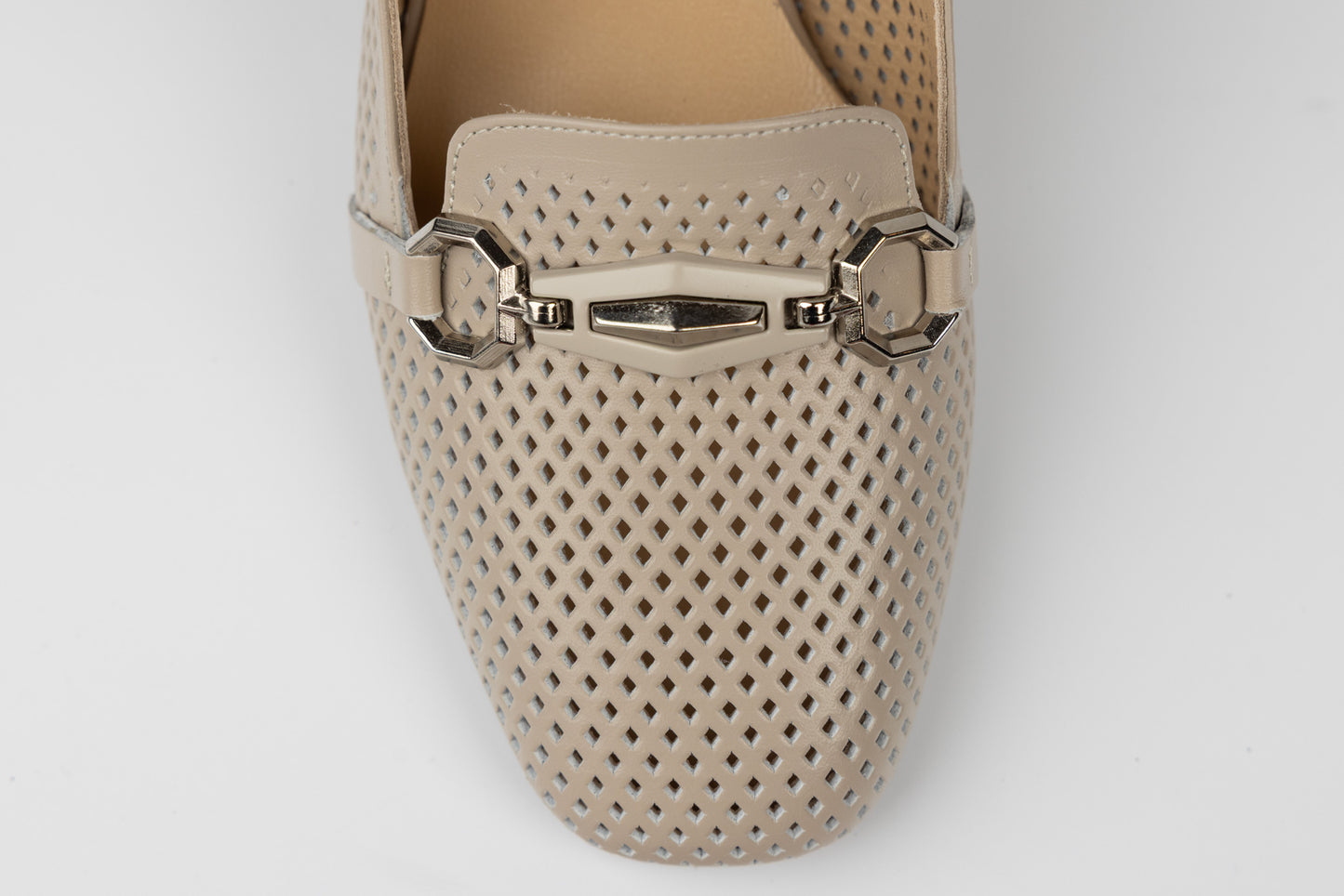 Women's genuine leather LSD cut-out shoes 3000 Mink