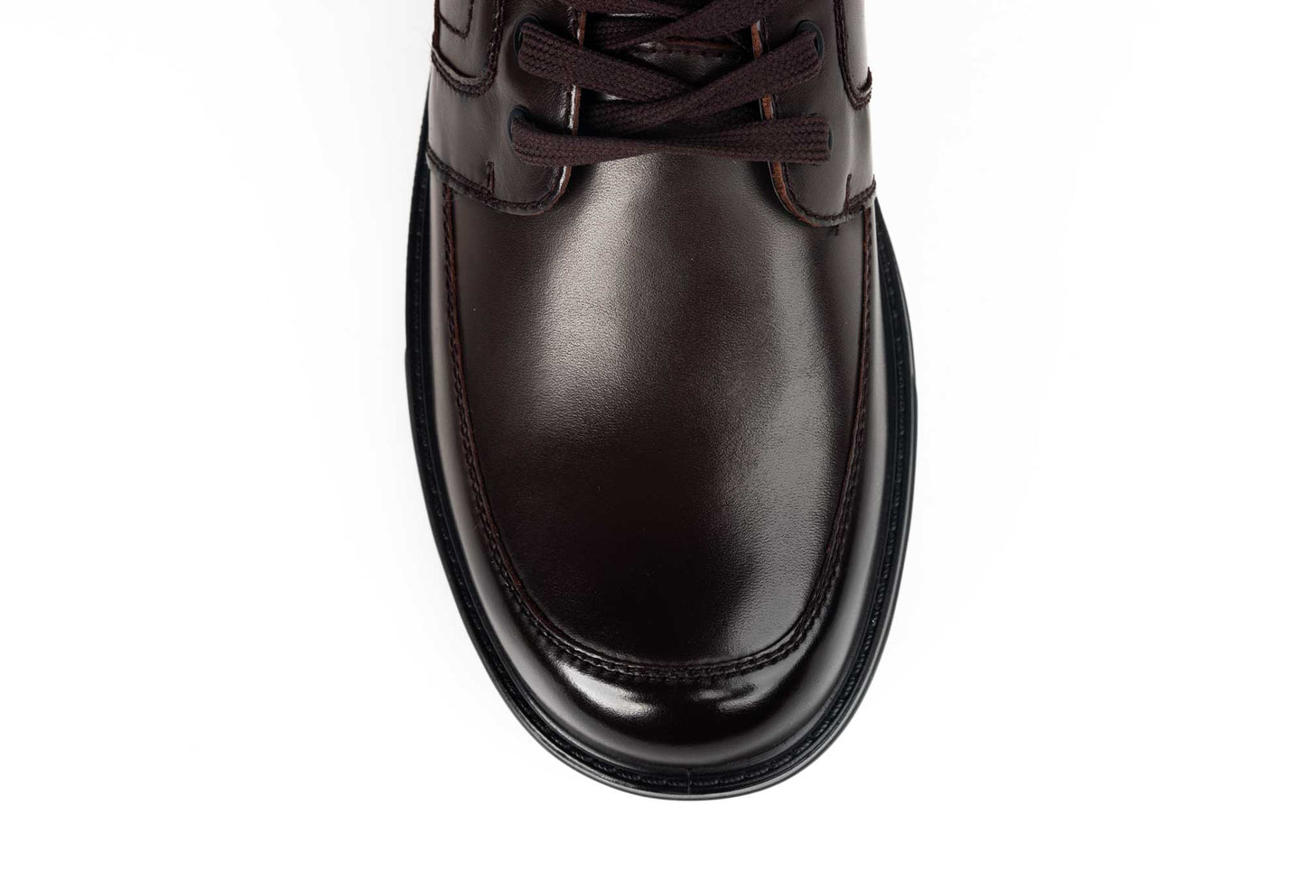 Men's XXL casual shoes natural leather MELS 1903 brown