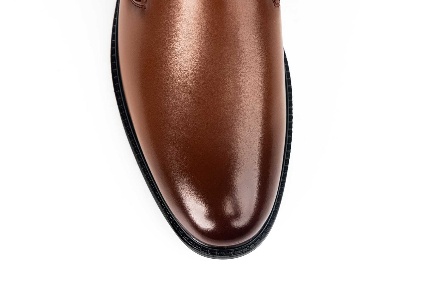 Men's casual shoes made of genuine leather MELS 8762 brown