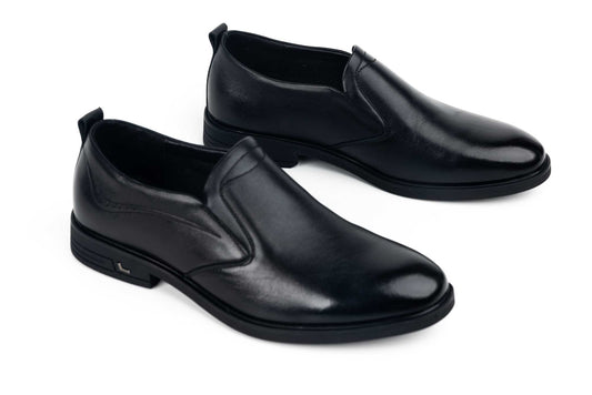 Men's shoes genuine leather MELS 836 black