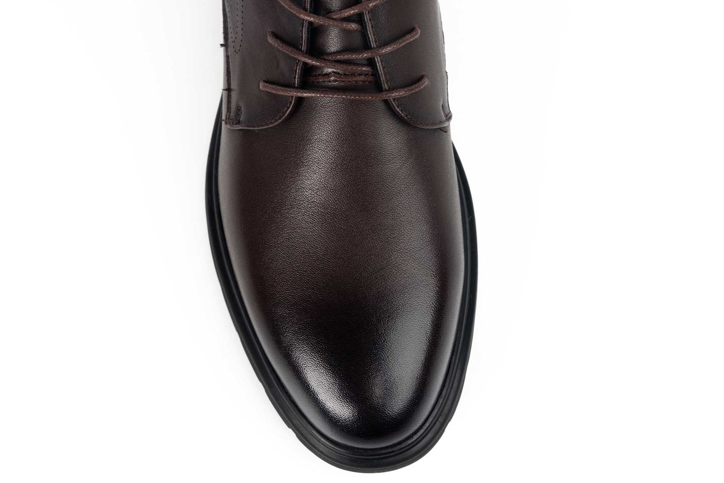 Men's casual shoes made of genuine leather MELS 826 brown