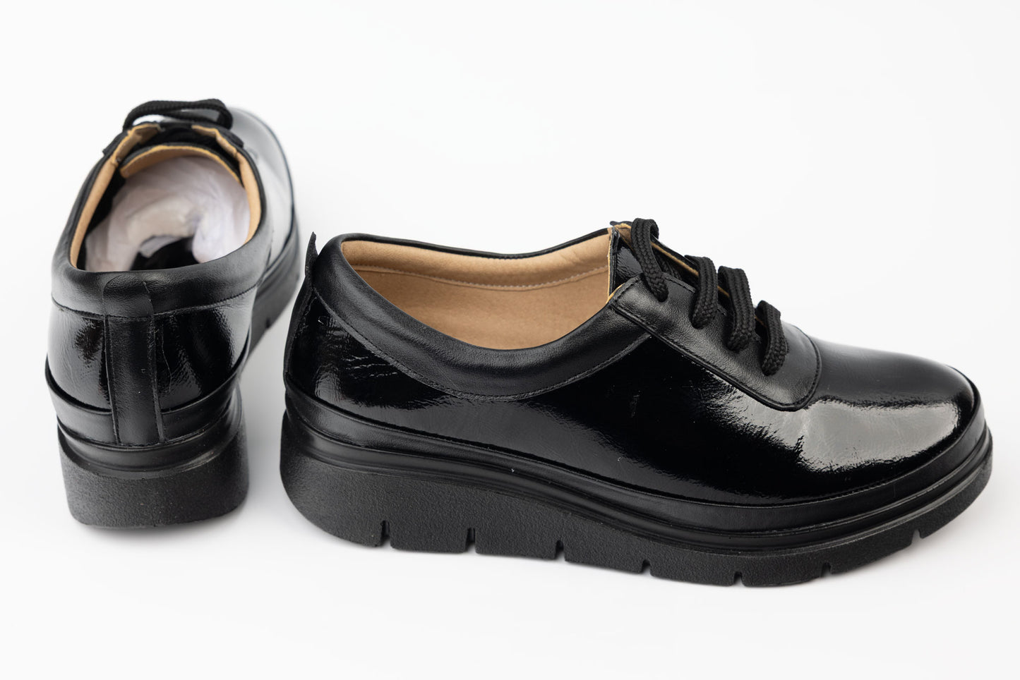 Pantofi dama casual piele naturală NIKE 921 N lac