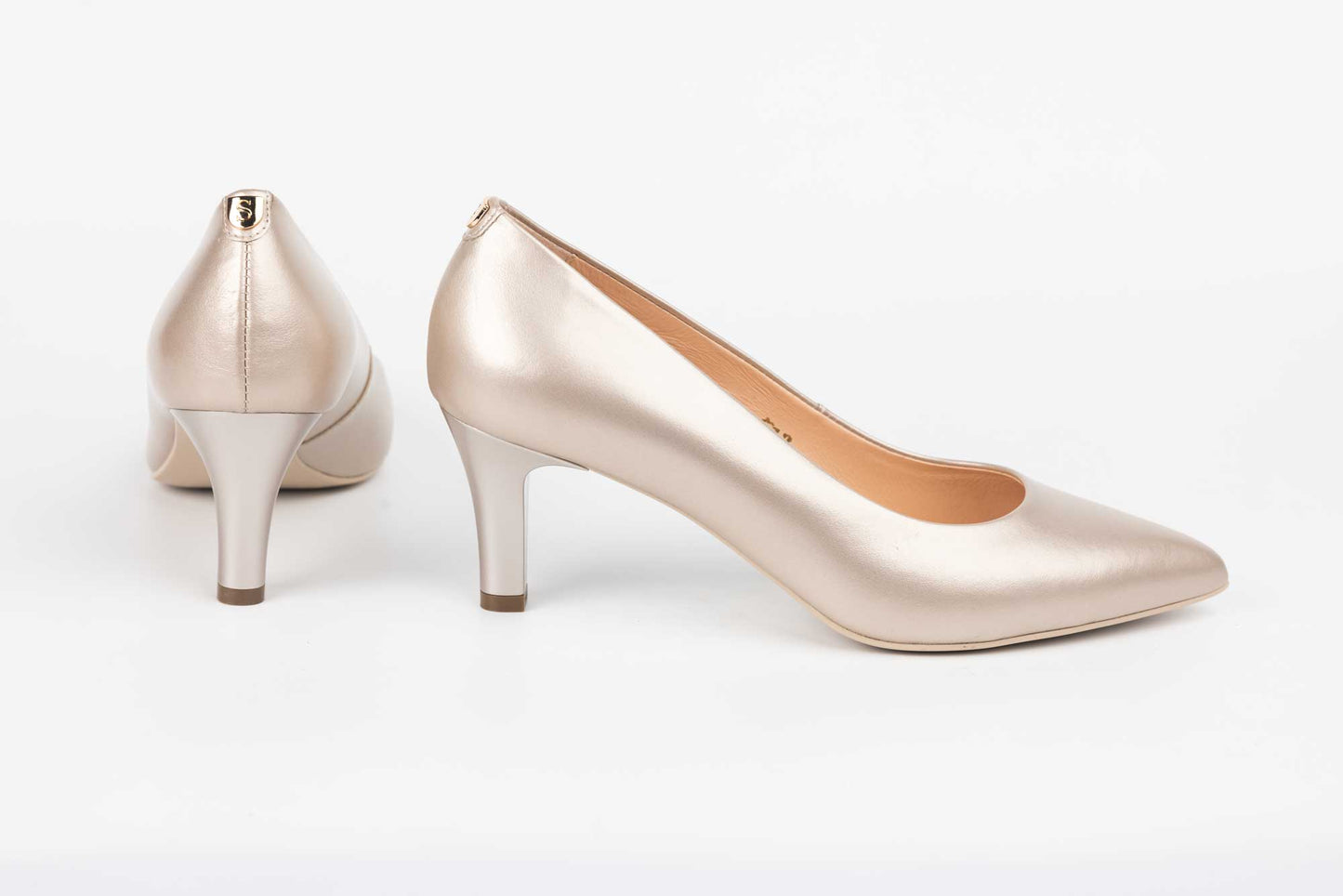 Pantofi dama eleganti de piele naturală SALA 1105 auriu