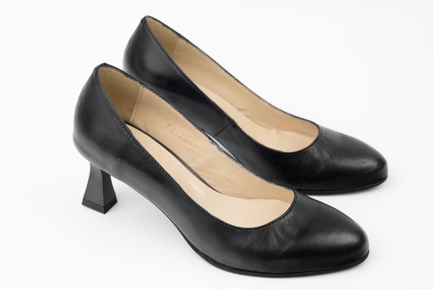 Pantofi dama piele naturală PERLA 3592 N box