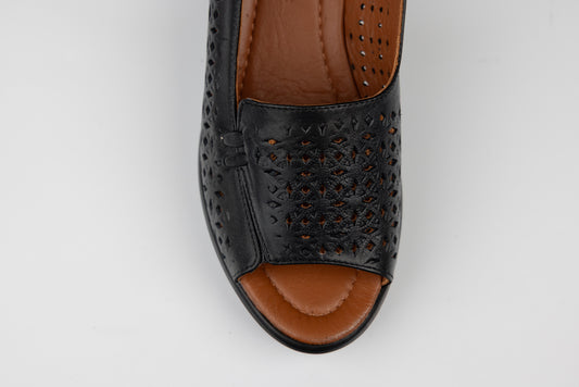 Women's genuine leather sandals LSD 710 N