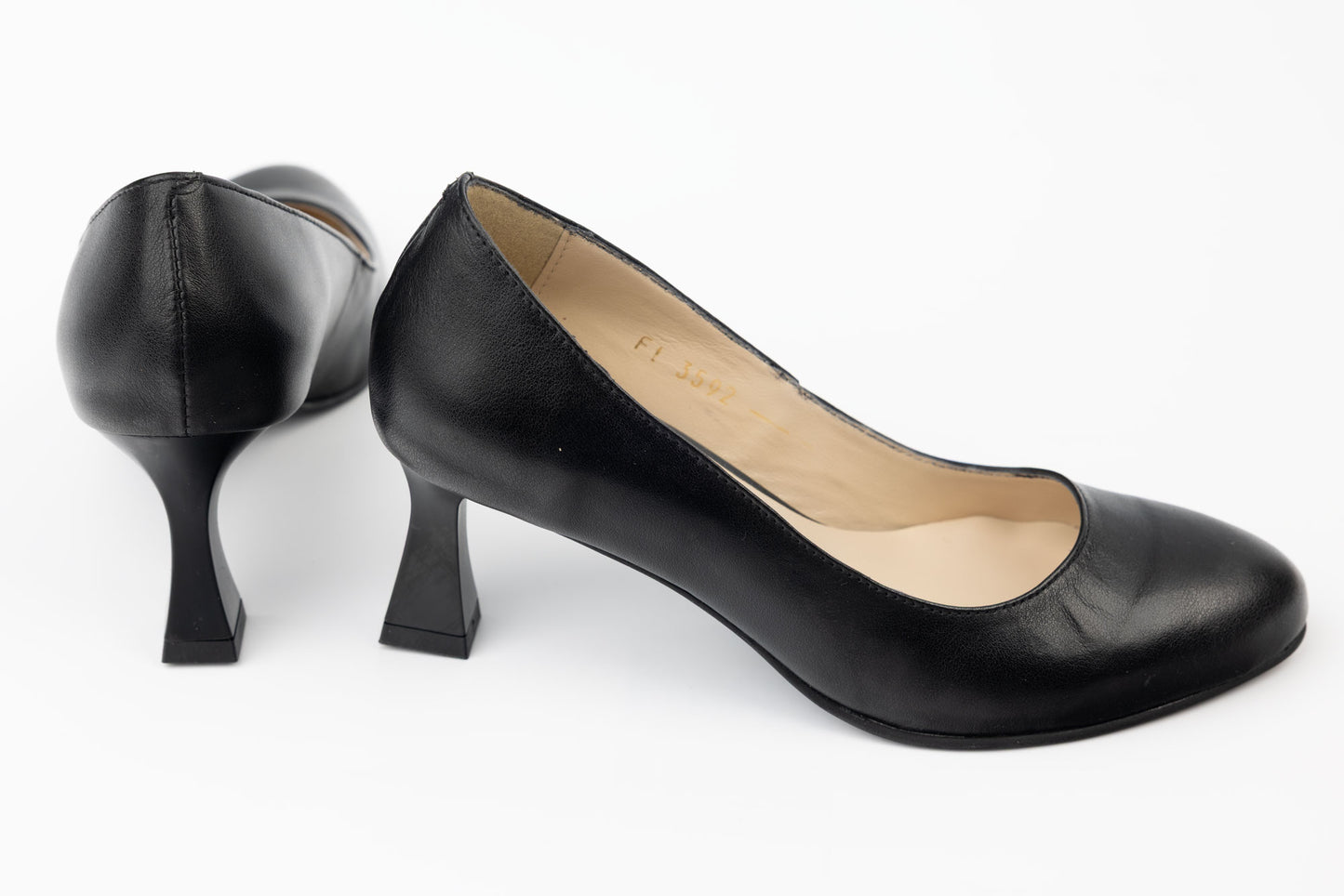 Pantofi dama piele naturală PERLA 3592 N box