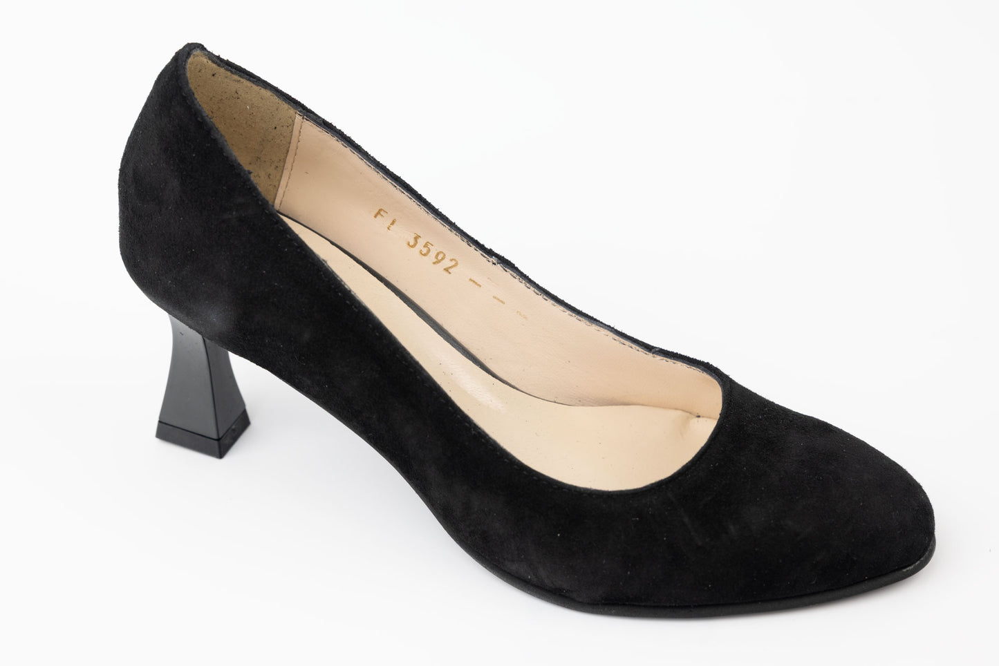 Pantofi dama piele naturală întoarsă PERLA 3592 N vel