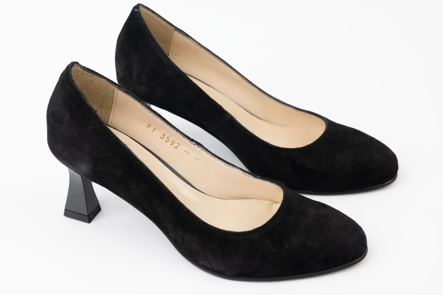 Pantofi dama piele naturală întoarsă PERLA 3592 N vel