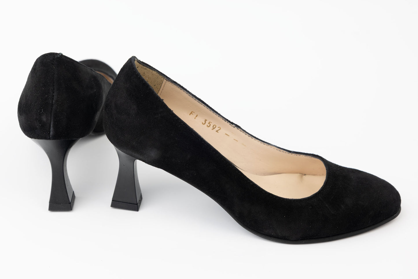 Pantofi dama piele naturală întoarsă PERLA 3592 N vel