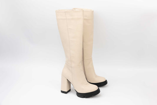 Women's boots eco leather LONDON 4701-25 Beige