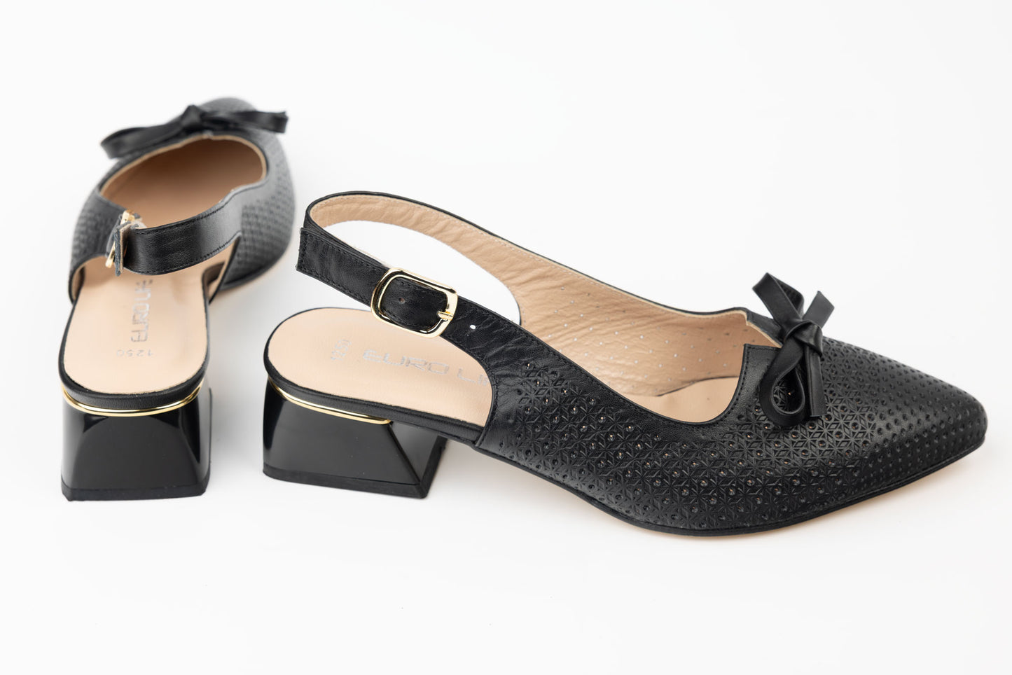 Pantofi dama piele naturală perforata LSD 1250 N