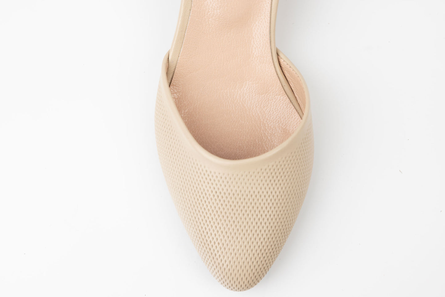 Women's genuine leather shoes LSD 910 Beige