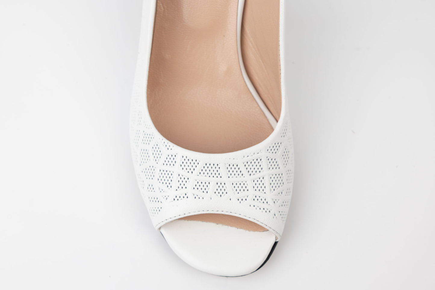 Women's genuine leather sandals LSD 220 White