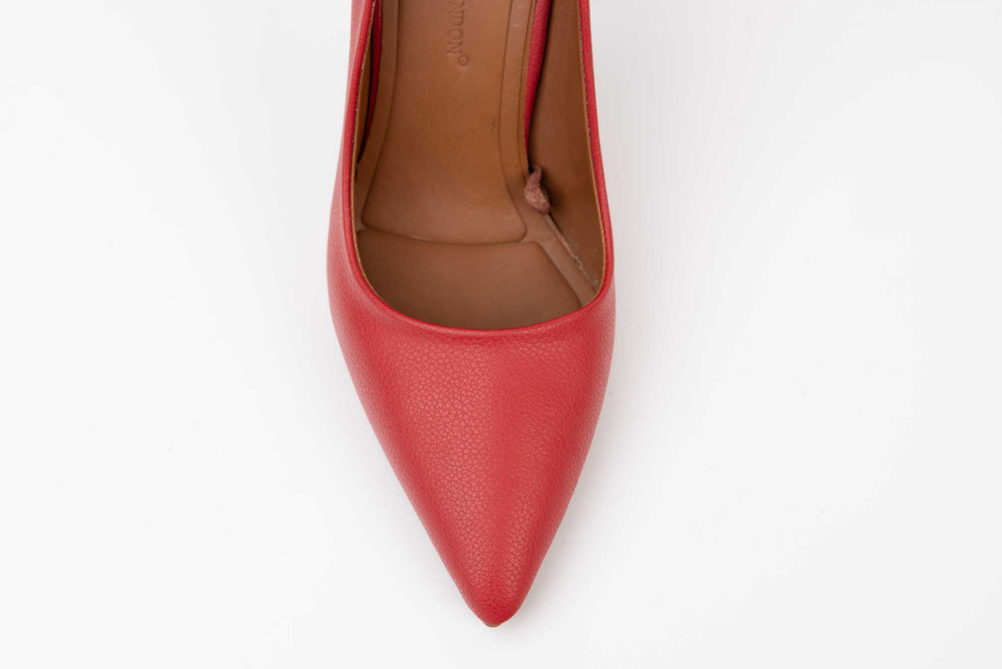 Women's eco-leather stiletto shoes LONDON 1900-14 Red