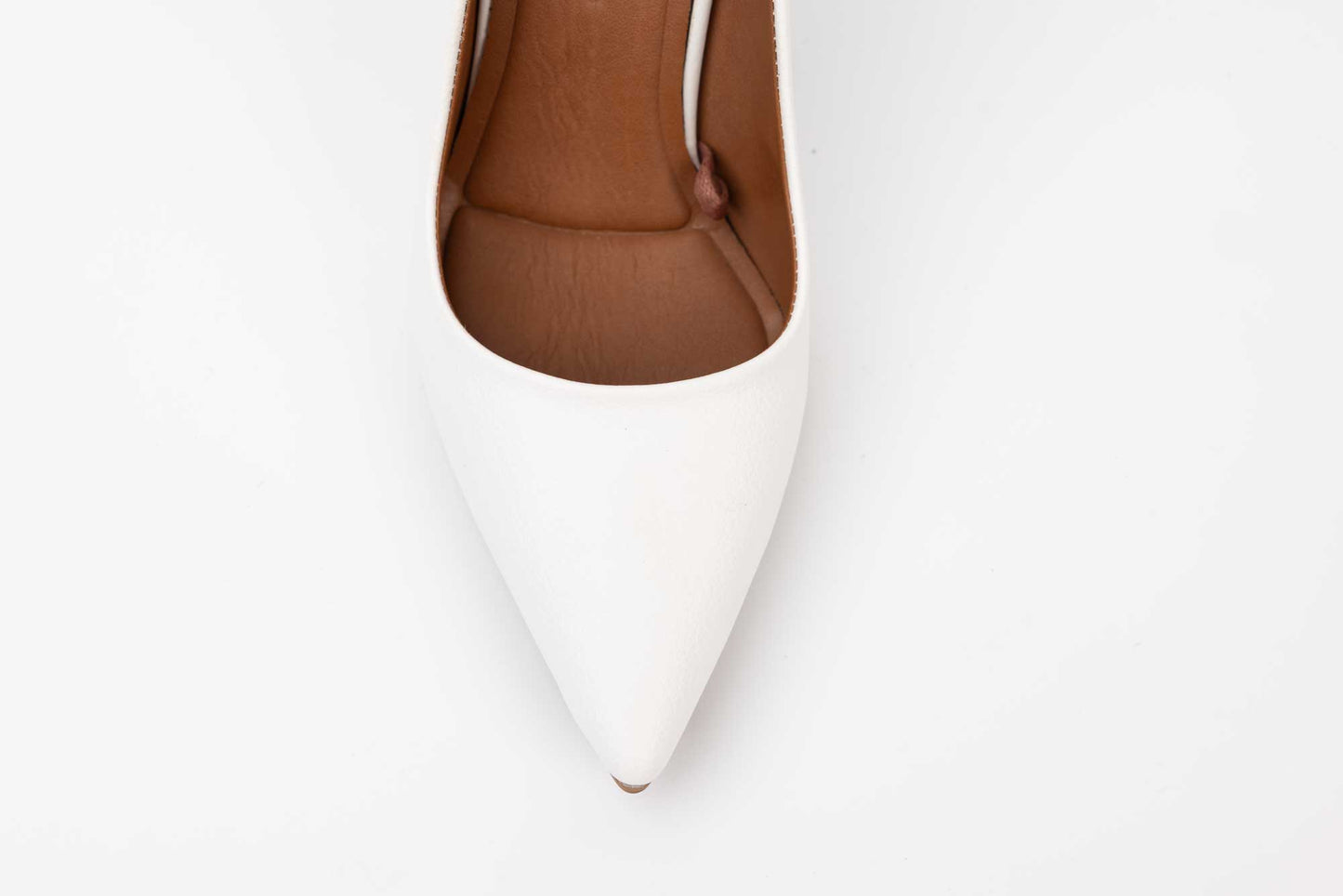 Pantofi dama piele eco premium LONDON 1900-14 Alb