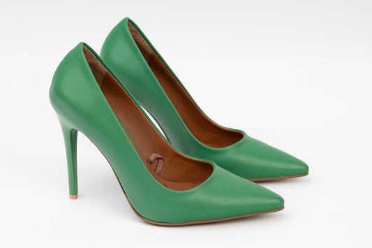 Women's shoes eco-leather premium LONDON 1900-14 Green