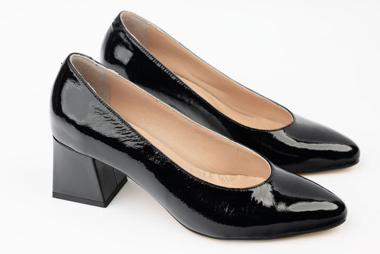 Women's shoes natural leather LSD 0258 N lacquer