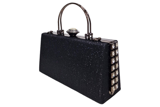 Ladies' envelope 470 black stripes