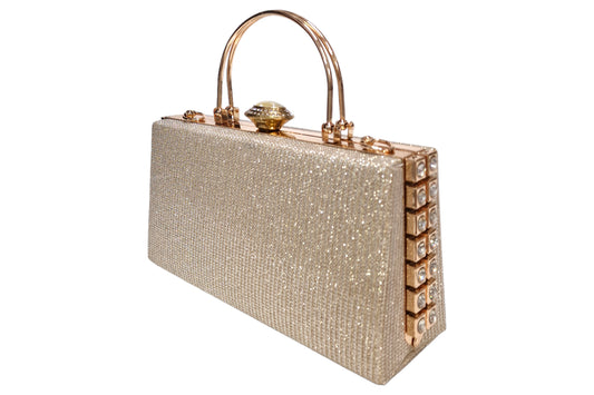 Ladies' envelope 470 gold stripes