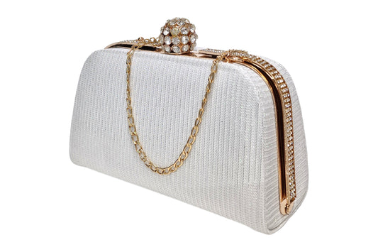 Ladies' envelope 130 white stripes