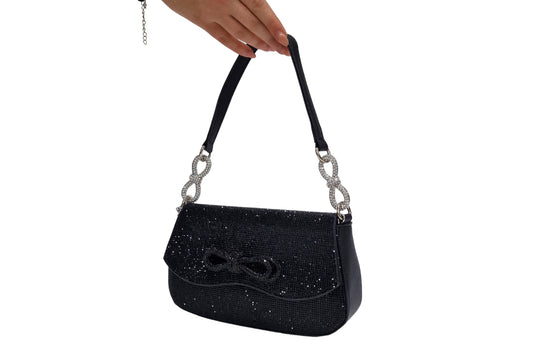 Ladies' black leather wallet