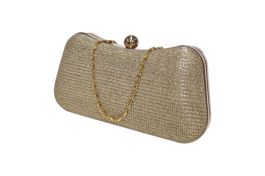 Ladies' envelope TR 249 gold stripes