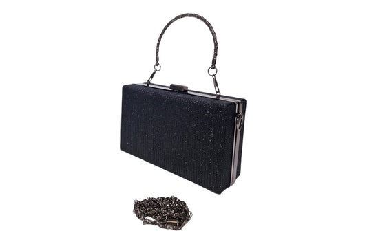 Ladies' envelope 107 black stripes