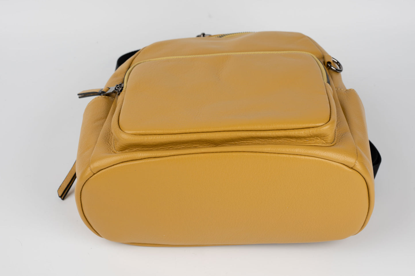 Rucsac din piele naturală FENIX FASHION 9091 YELLOW