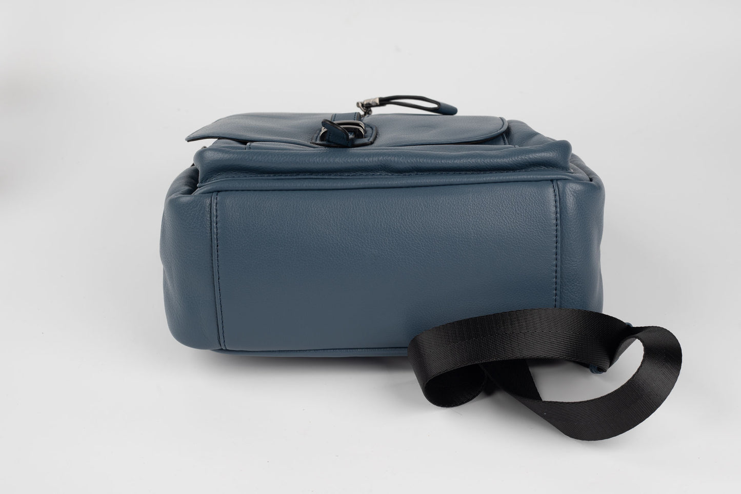 Rucsac din piele naturală FENIX FASHION 77216 BLUE