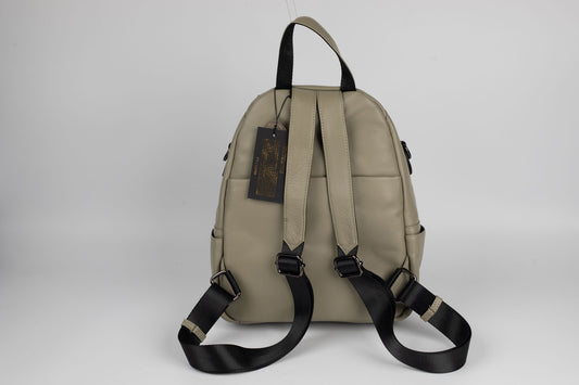 Rucsac din piele naturală FENIX FASHION 77216 VERDE