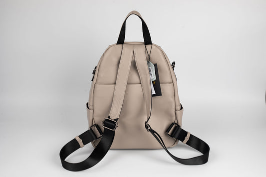 Rucsac din piele naturală FENIX FASHION 77216 GREY