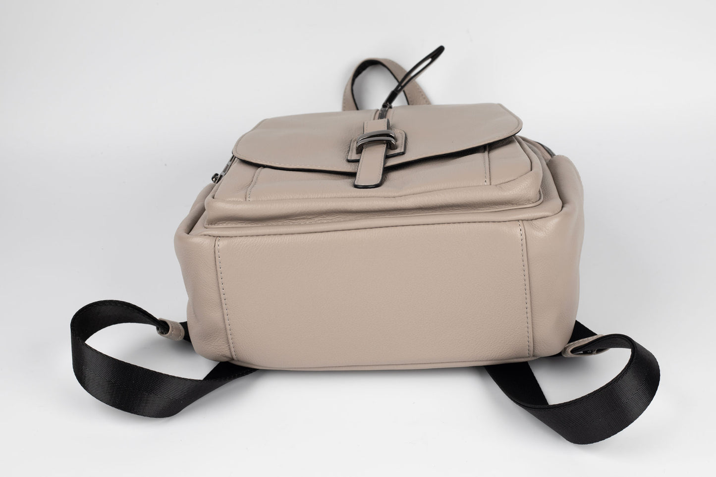 Rucsac din piele naturală FENIX FASHION 77216 GREY