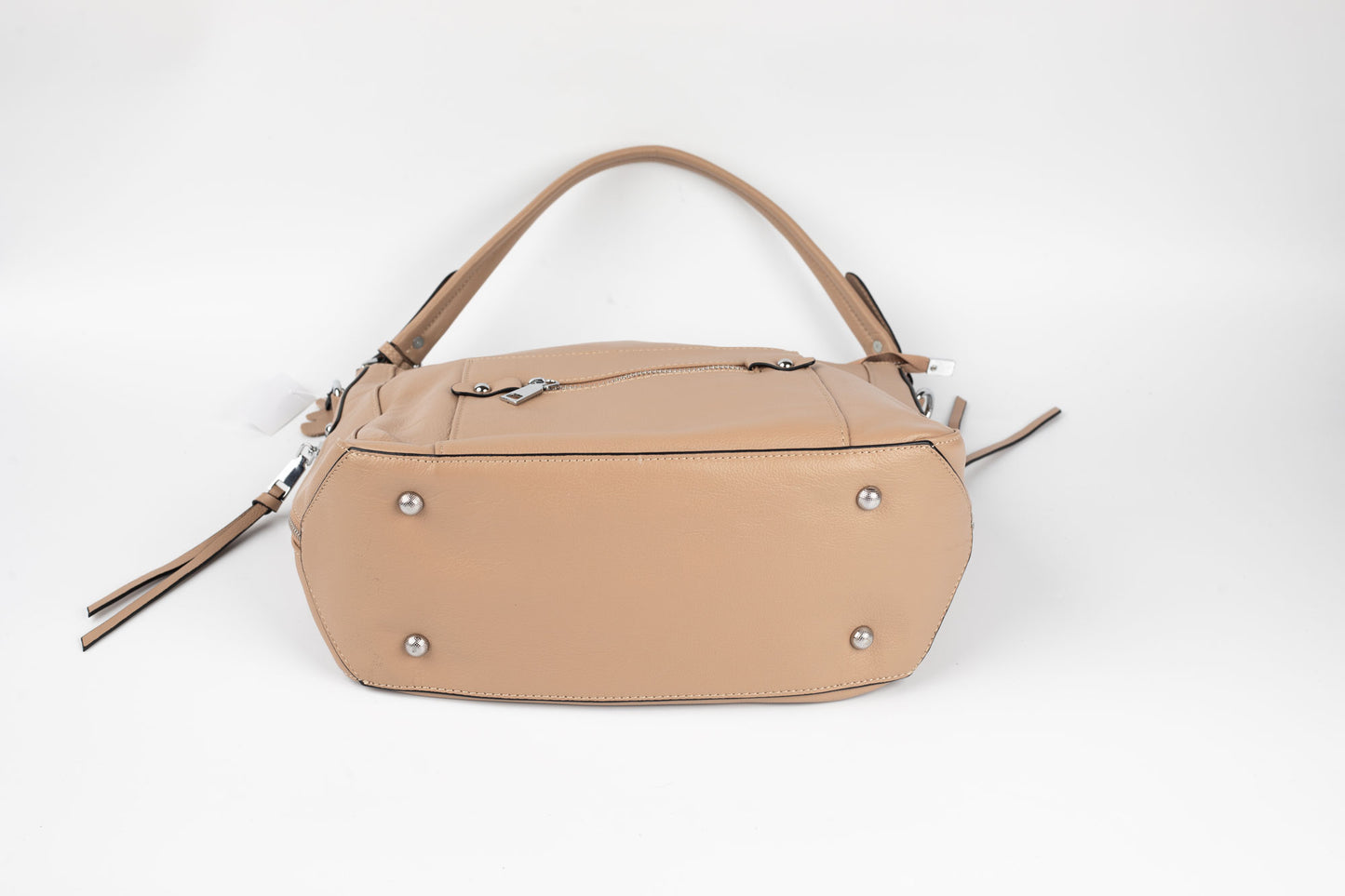 Geanta din piele naturală FENIX FASHION 21 26 APRICOT