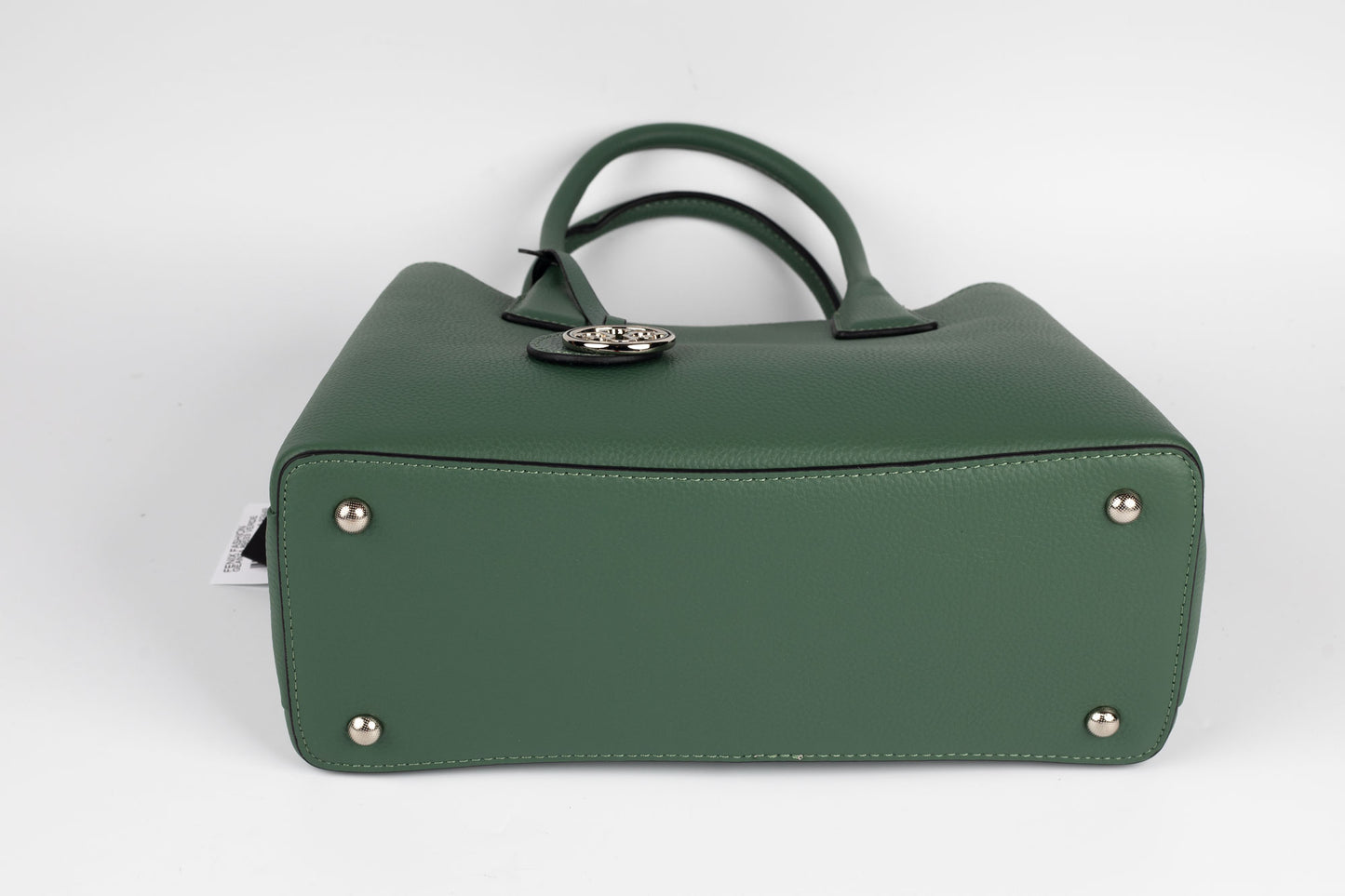Geanta din piele naturală FENIX FASHION 89533 VERDE