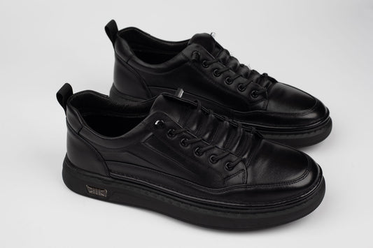 Pantofi unisex piele naturală MELS 27011 Negru