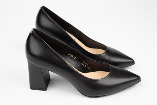 Pantofi dama eleganti piele naturala SALA 20312 negru box