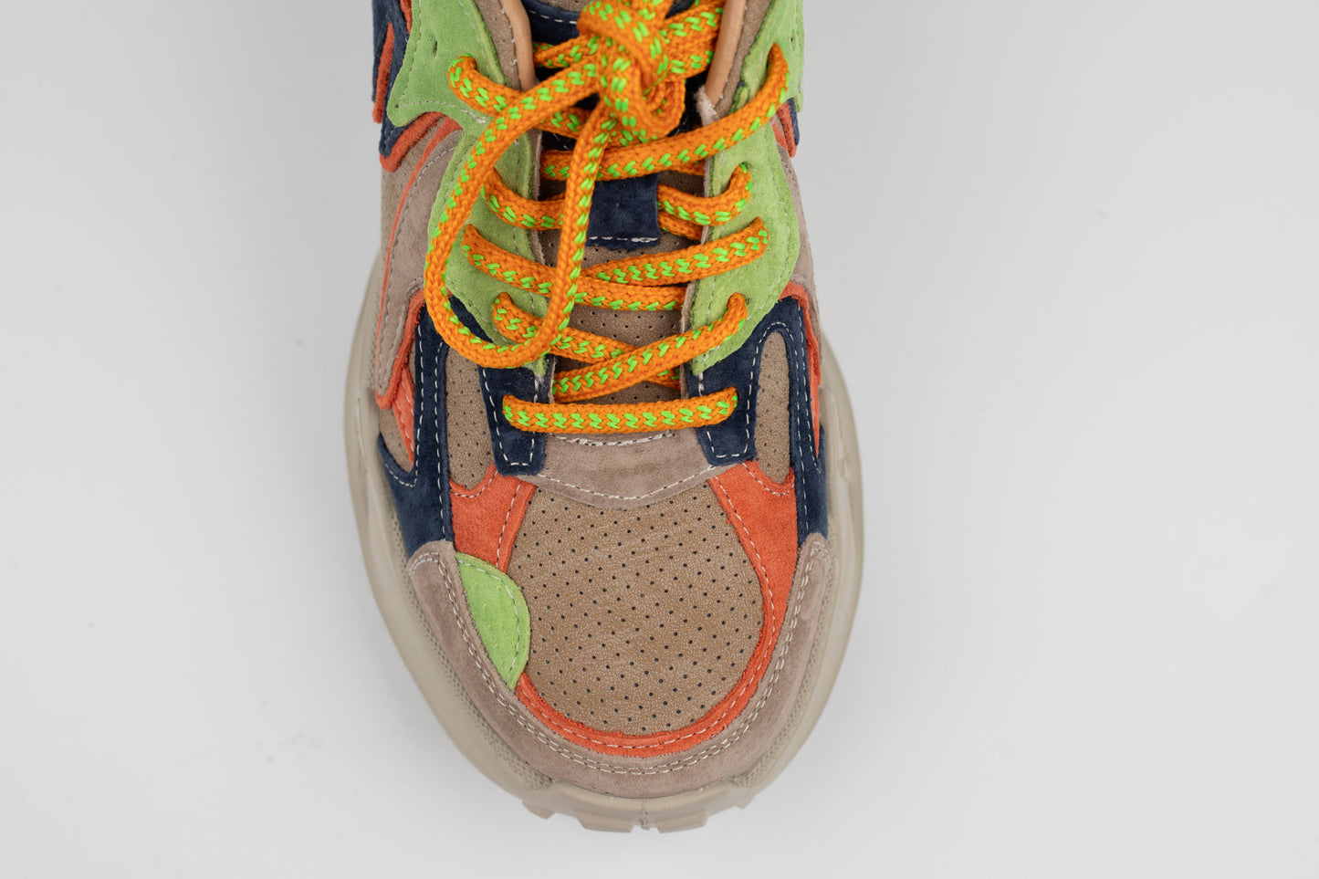 Adidași damă piele naturală FRANCO GERARDO 36823 Orange