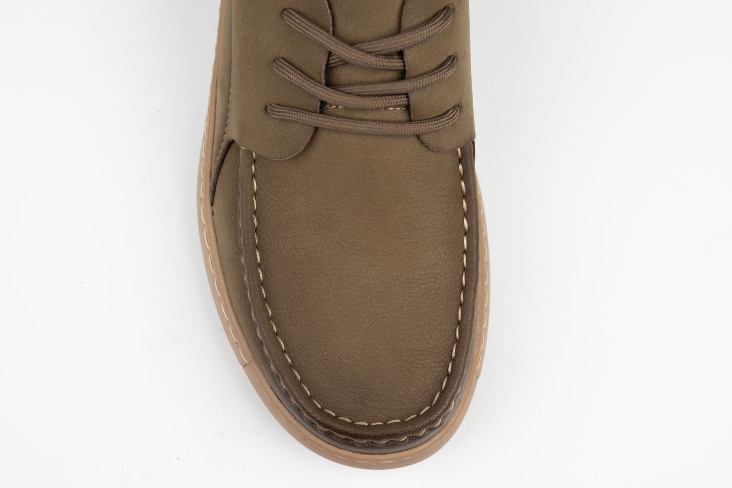 Pantofi barbati casual piele naturala MELS 90007 Khaki