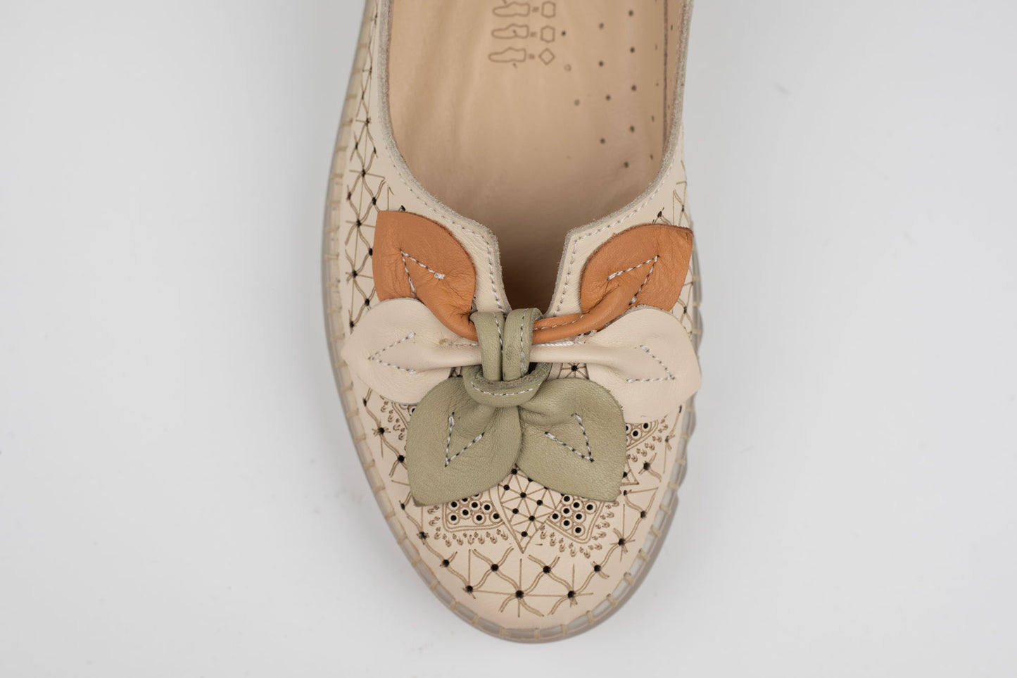 Pantofi damă piele naturală BIOFLEX 603 Bej