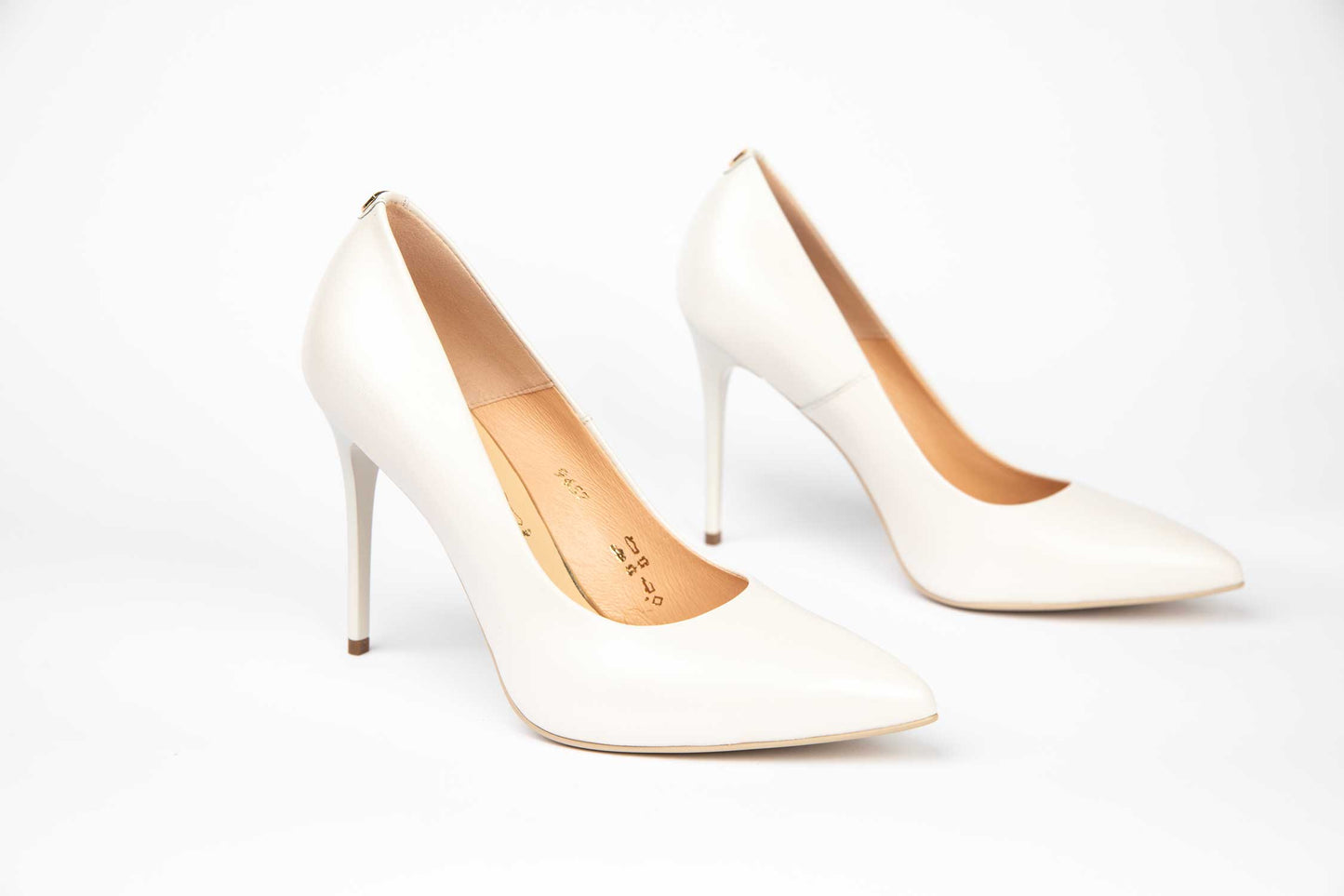 Pantofi eleganti dama din piele naturala SALA 9457 bej sidef