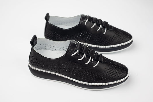 Pantofi damă piele naturală BIOFLEX 023-116 N