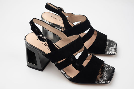 Sandale damă piele naturală FEELING 26-520 N vel