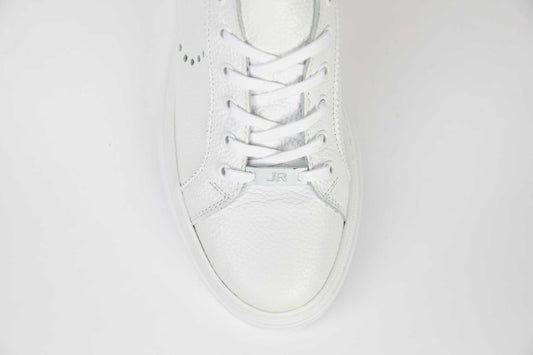 Men's casual shoes made of genuine leather JOHN RICHARDO 159 white (White)