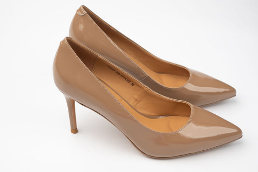 Pantofi damă piele naturală ANNA VIOTI 107-163 Cafe lac