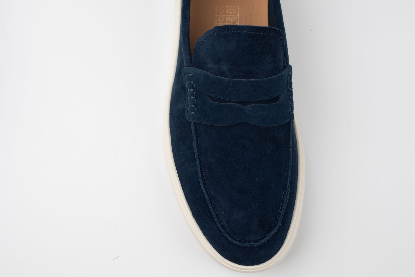 Pantofi bărbați piele naturală întoarsă FRANCO GERARDO 25859 Blue
