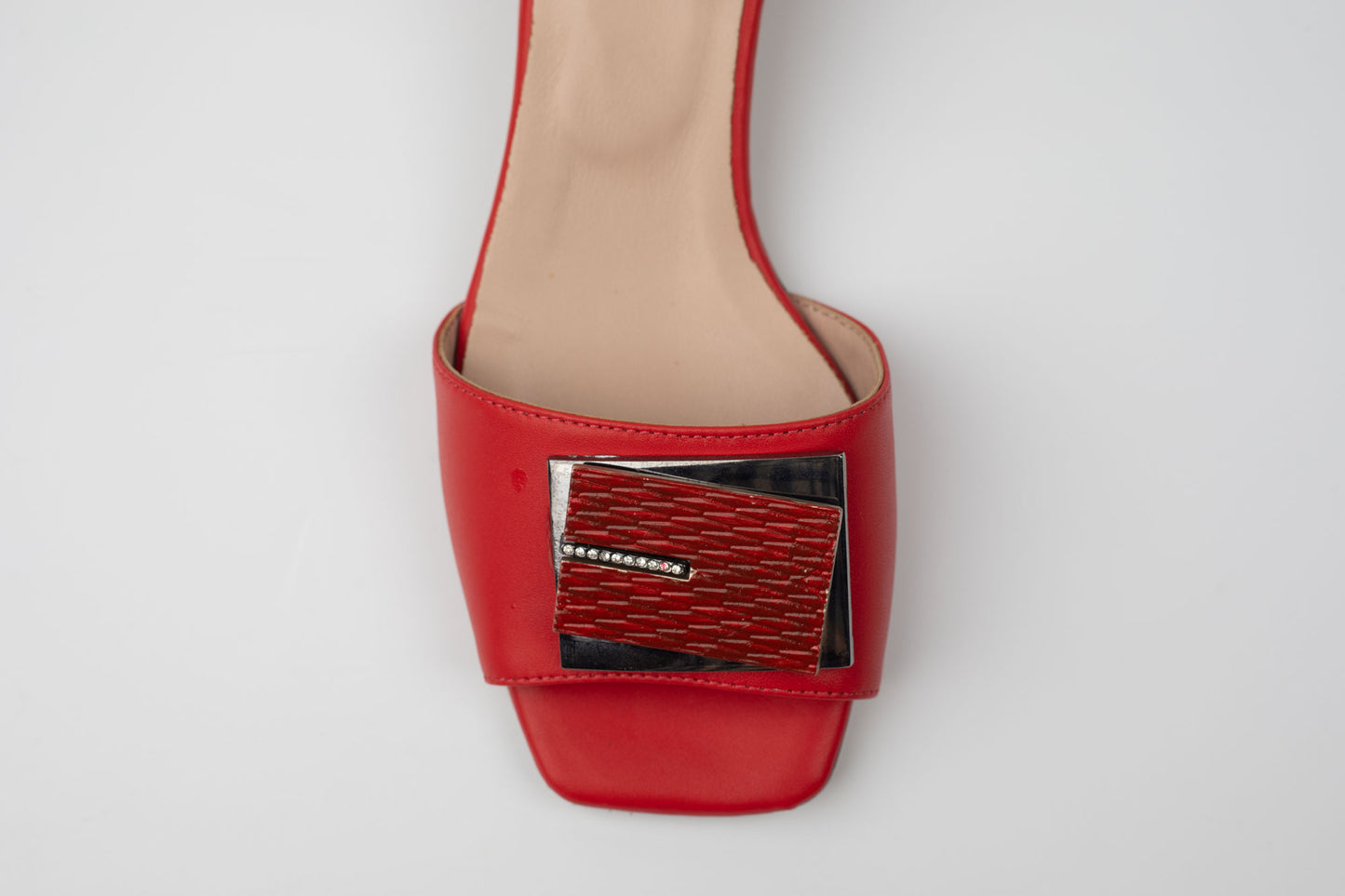 Sandale dama piele naturală LSD 2024 ROSU