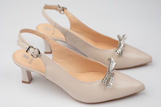 Pantofi damă piele naturală KORDEL 3108 Bej